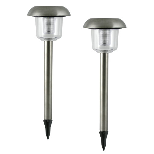 Flipo Group Limited SOL-JT-LS023F Stake Light Stainless Steel Set of 2 with Squared Lens Flipo Group Limited SOL-JT-LS023F Stake Light Stainless Steel Set of 2 with Squared Lens