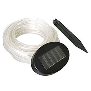 Flipo Group Limited SOL100LEDTRWB 100 Led Solar Rope Light#44; RedWhiteBlue