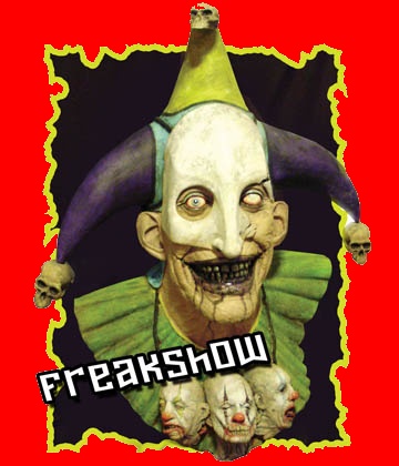 Fearscape Studios FM029 Evil Jester Clown Zombie Latex Halloween Mask Prop