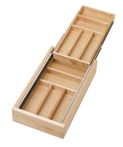 Rs4wtcd.15.1 Two Tiered Wood Cutlery Trays