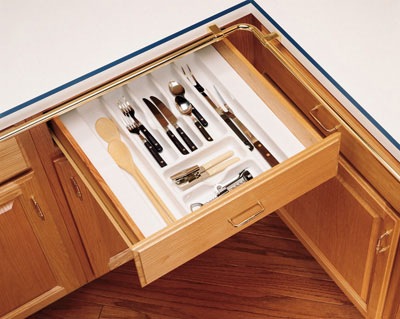 Ct-3w-52 Plastic Cutlery Drawer Organizer White - Large