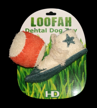 Hd-8latst Usda Certified Organic Loofah Dental Toy- Athletic Combo