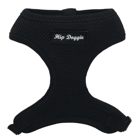 Hd-6pmhbk-xs Extra Small Ultra Comfort Black Mesh Harness Vest