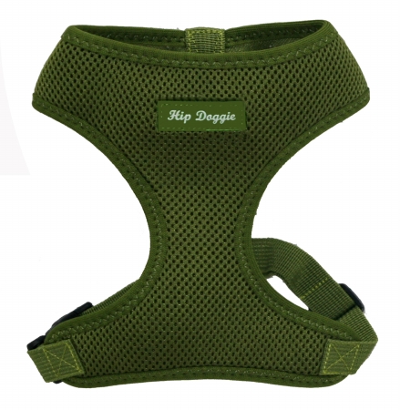 Hd-6pmhgr-l Large Ultra Comfort Olive Green Mesh Harness Vest
