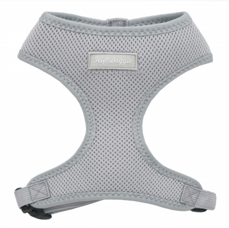 Large Ultra Comfort Gray Mesh Harness Vest