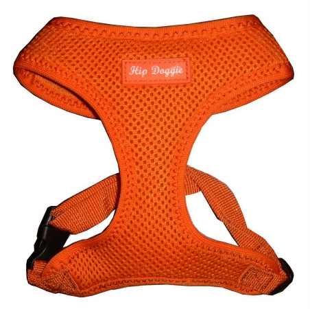 Hd-6pmhor-xs Extra Small Ultra Comfort Orange Mesh Harness Vest