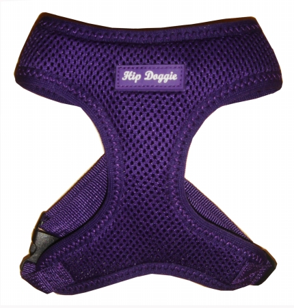 Hd-6pmhpr-xs Extra Small Ultra Comfort Purple Mesh Harness Vest