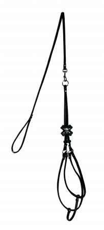 Extra Extra Small Black Skull Step-in Harness
