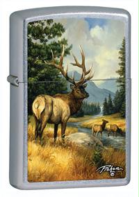 Zippo 28008 Linda Picken Elk Zippo Lighter