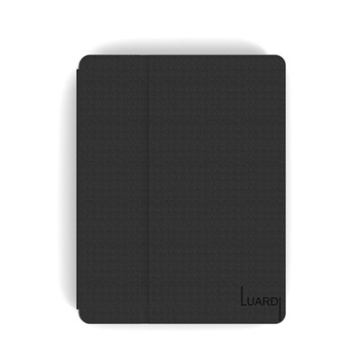 Luardi lipad2ScBLK Leather Stand Case for Ipad 2  Black