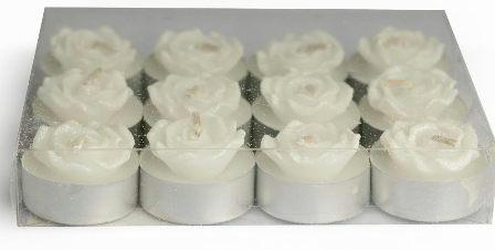Morgan Avery 7086 7086 12 Rose Or Butterfly Tealight Candles  Roses White And Pink Butterflies White