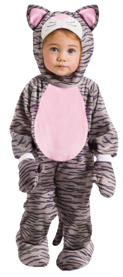 Costumes For All Occasions FW117041S Grey Stripe Kitten Infant 6M12M