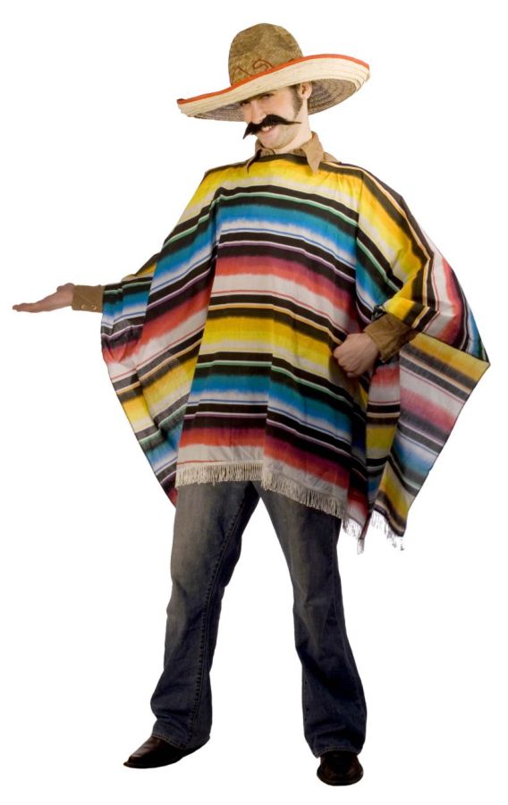 Costumes For All Occasions MR148126 Mexican Serape and Sombrero