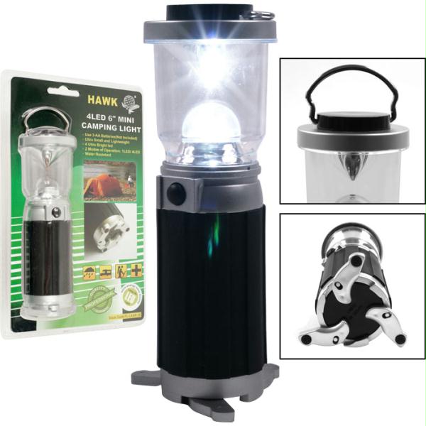 Happy Camper  Led Mini Lantern Camping Light