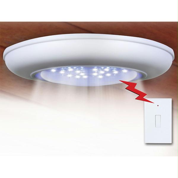 Cordless Ceiling-wall Light With Remote Control Light Switch