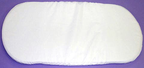 Badger Basket 00020 Standard Bassinet Fitted Sheets WhiteSet Of 214.5X29
