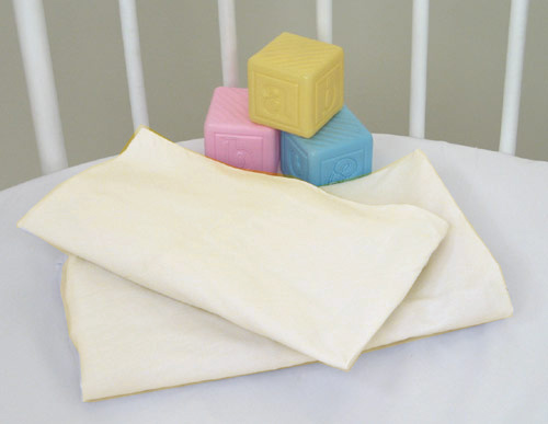 Badger Basket 00023 Oval Fitted Bassinet Sheets For Oval Elite Bassinets EcruSet