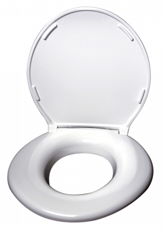 2445263-3w Toilet Seat Open Front With Cover - White