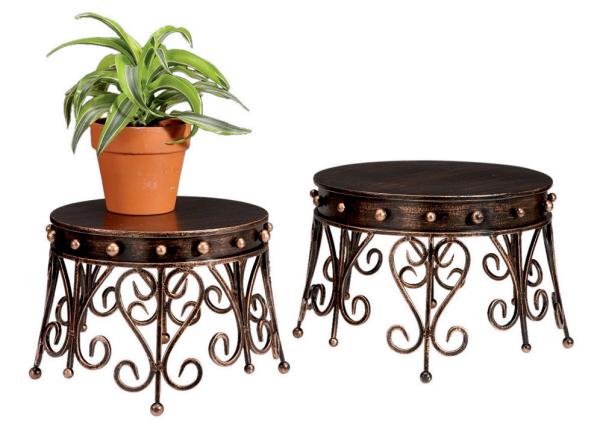 Cbk 30691 Crown Plant Stand  Set Of 2