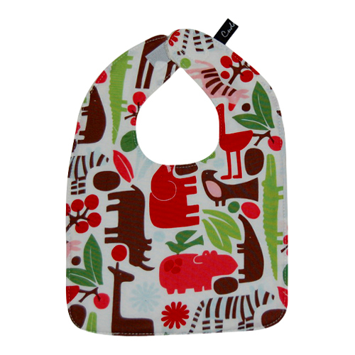 Cuddlbee pzbi101 Pink Zoo Bib