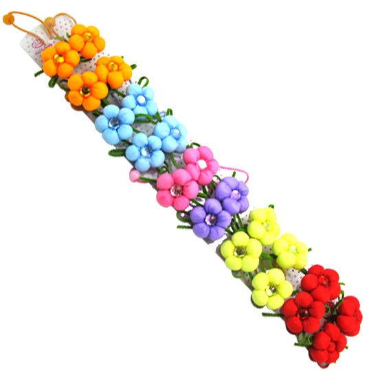 Cet 60011310Pink Flower Hair Band For PetsColor Pink