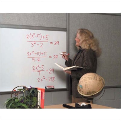 Marsh Industries PR-404-1460-6100 Concert Series 48X48 Aluminum Trim Markerboard - White Marsh Industries PR-404-1460-6100 Concert Series 48X48 Aluminum Trim Markerboard - White