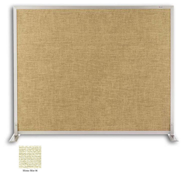 Marsh Industries Dc-604-0094 72X48 Aluminum Trim Tackable Space Divider - Winter Mist Vinyl Marsh Industries Dc-604-0094 72X48 Aluminum Trim Tackable Space Divider - Winter Mist Vinyl