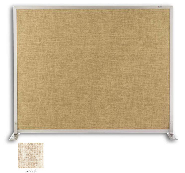 Marsh Industries Dc-605-0002 72X60 Aluminum Trim Tackable Space Divider - Cotton Vinyl Marsh Industries Dc-605-0002 72X60 Aluminum Trim Tackable Space Divider - Cotton Vinyl