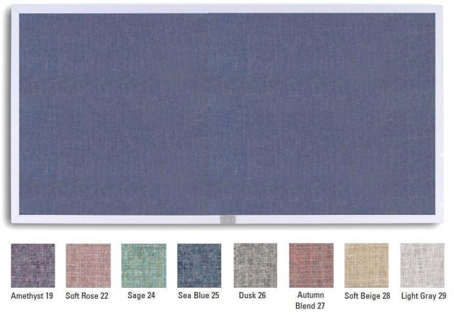 Marsh Industries AB-410-1400-0025 48X120 Aluminum Trim Burlap Bulletin - Sea Blue Marsh Industries AB-410-1400-0025 48X120 Aluminum Trim Burlap Bulletin - Sea Blue