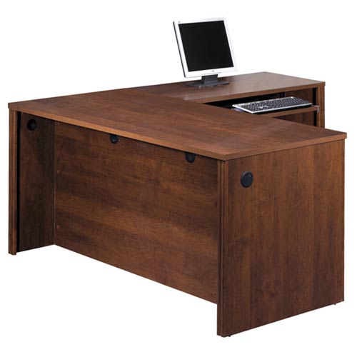 Bestar 69430 63 Hampton Corner Workstation In Tuscany Brown Black Bestar 60852 63 Embassy L Shaped Workstation Kit In Tuscany Brown Finish