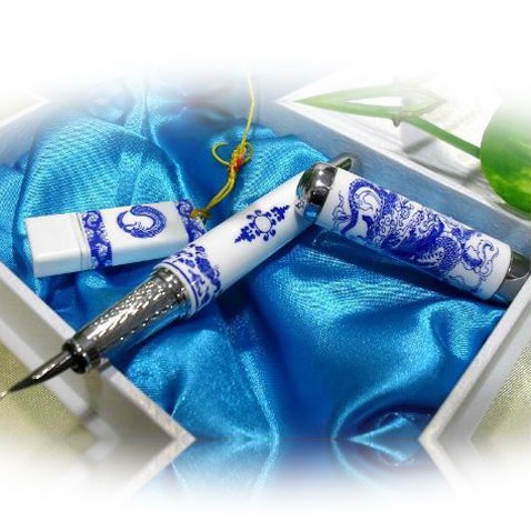 CET Domain SZ051023 Porcelain Pen Plus 2GB USB Drive Package