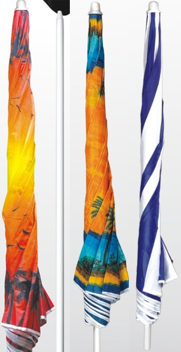 Conch 1190H 72"Beach Umbrella Floral Print or 2 Tone