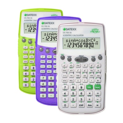 Teledex Ds-700-2 Line Lcd Display 224 Function Scientific With Equation Fraction Calculation
