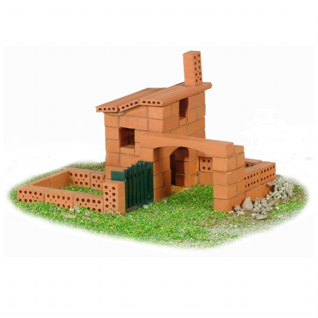 4010 Teifoc Small House Brick Construction Set - 79 Pc. Pack Of 3