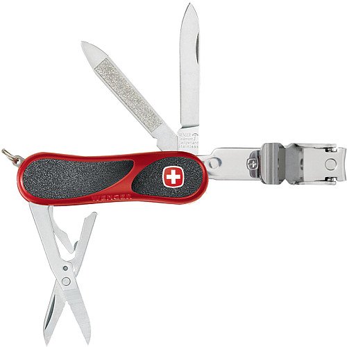 UPC 029621168043 product image for Wenger 16804 Evo Grip Clipper - Red & Black | upcitemdb.com
