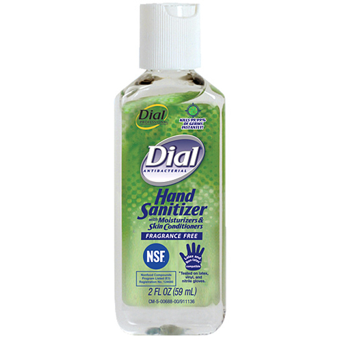 Dial Professional DIA 00688 Instant Hand Sanitizer with Moisturizers 2 Oz.