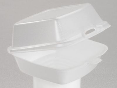 Dcc 60ht1 Foam Hinged Lid Carryout Container 5.88 In. X 6 In. X 3 In.