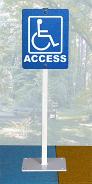 Wholesale Playgrounds Rpe-5014db Handicap Access Sign