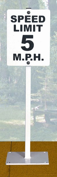 Wholesale Playgrounds Rpe-5015 Speed Limit Sign