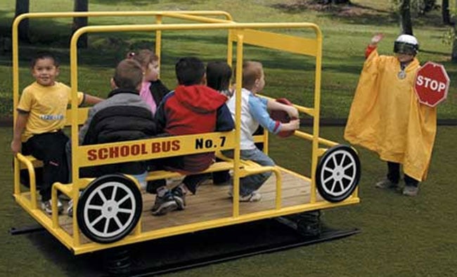 Wholesale Playgrounds Rpe-4005db School Bus Direct Bury