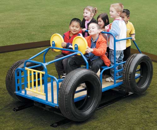 Wholesale Playgrounds Rpe-4006 Spring Jeep