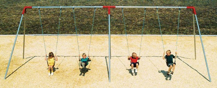 Wholesale Playgrounds Rpe-2125 4 Seat Classic Swing Set