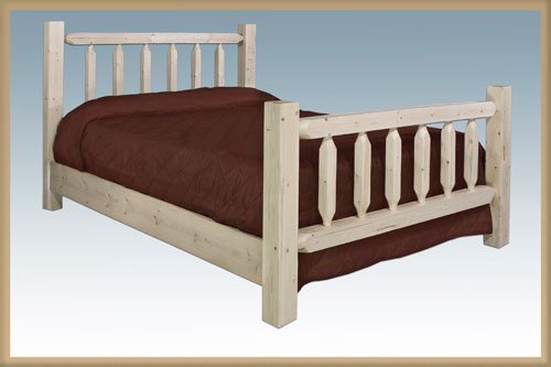 Montana Woodworks MWHCCAKB Homestead California King Bed  Unfinished