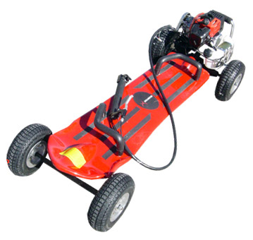 Scooter X 49Ccsxred Red 49cc SkaterX Gas Skateboard
