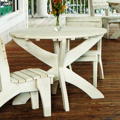 Uwharrie Chair 5092 42 Dining Table  White