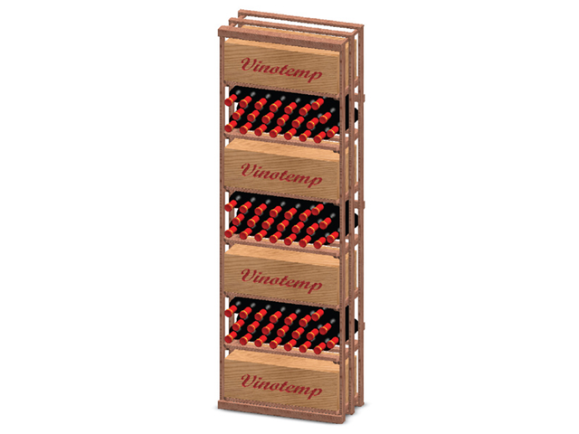 Vinotemp RACKCBPR Case Bin Wood Wine Racks