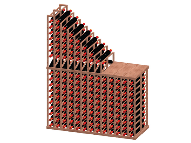 Vinotemp RACKWFTPR Waterfall Wine Rack with Tabletop