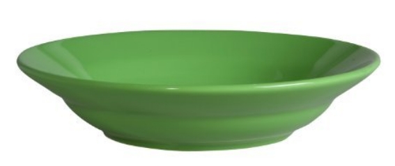 77s4sp6013 Soup Plates Fun Factory Green Apple - Set Of 4