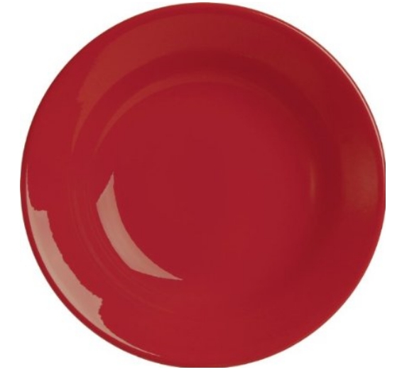 77s4sp6038 Soup Plates Fun Factory Red - Set Of 4
