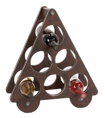 Benzara 69851 20 in. H x 18 in. W Wood Wine Rack